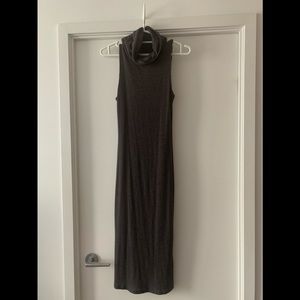 Midi turtleneck dress